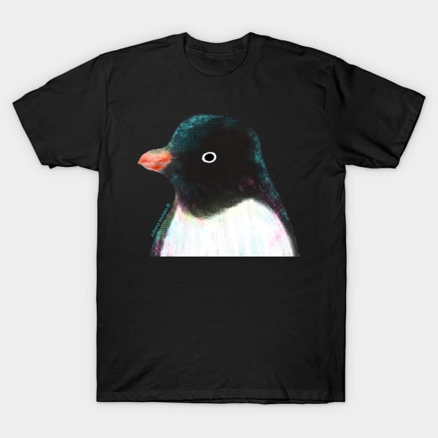 Adélie Penguin T-Shirt by julianamotzko
